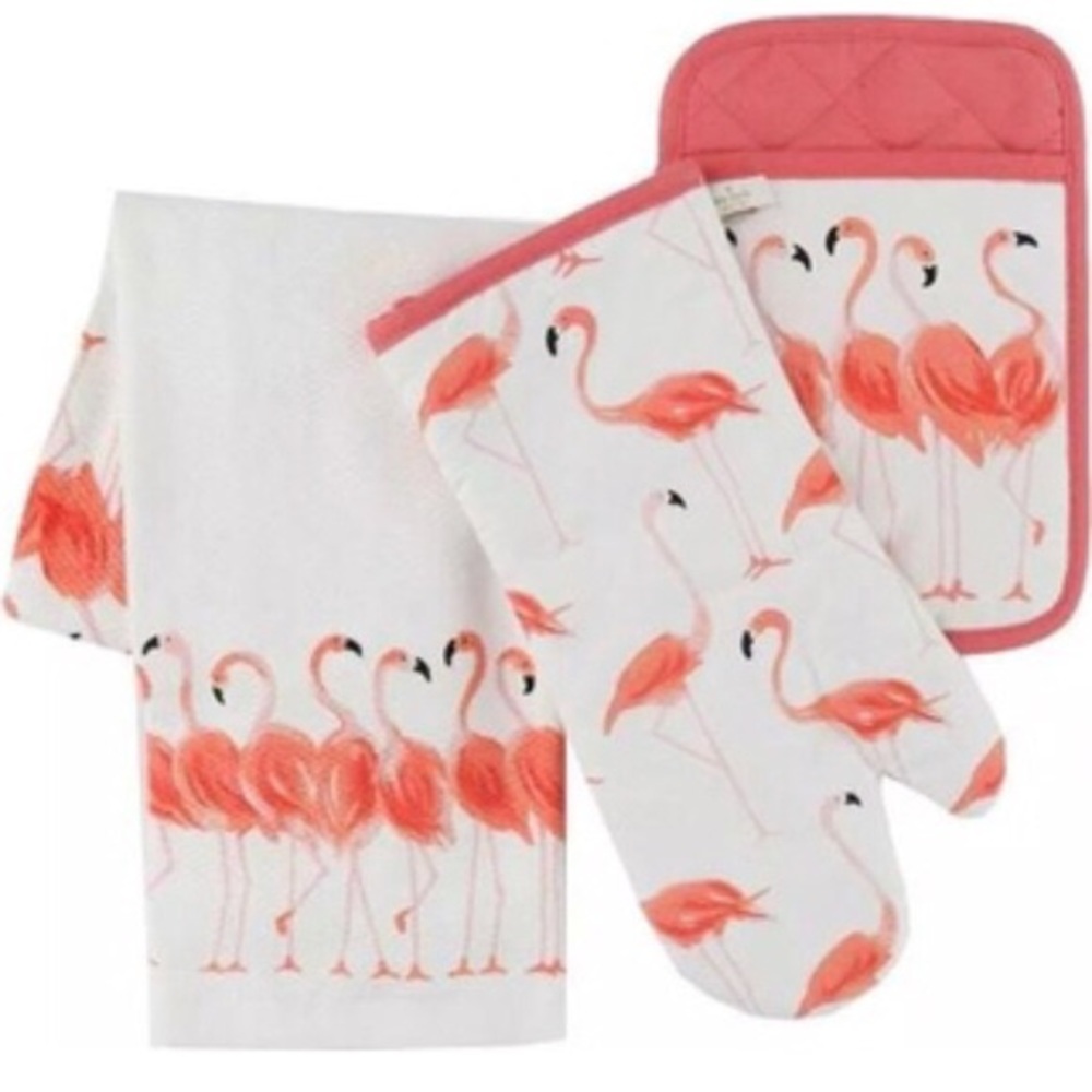 Kate Spade flamingo kitchen set